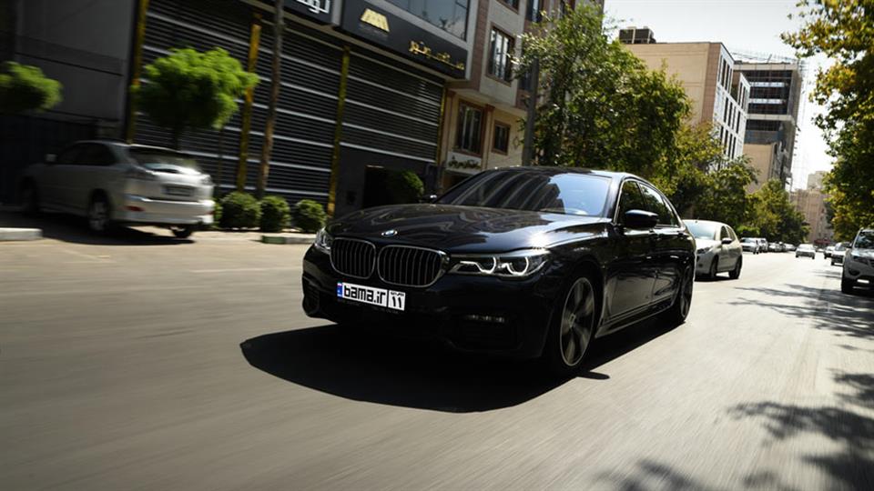 تست و بررسی بی ام و سری هفت